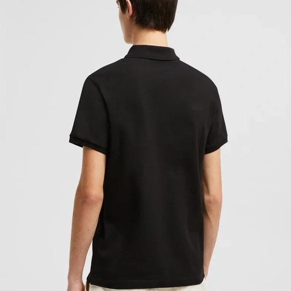NEW Moncler Logo Patch Cotton Polo Shirt - Picture 4 of 14